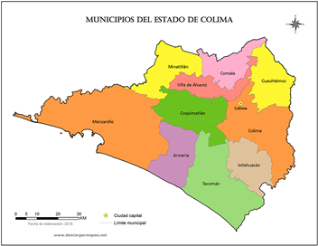 Mapas De Colima DESCARGAR MAPAS