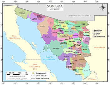 Mapas De Sonora DESCARGAR MAPAS